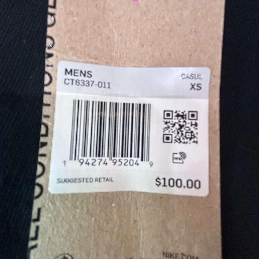 Nike ACG Hooded Black Sweatshirt Mens (XS) - Picture 6 of 6